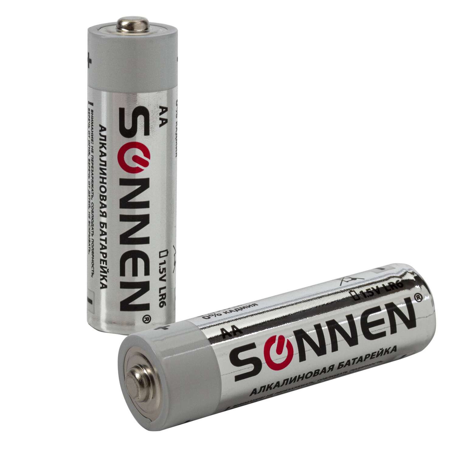 Батарейки алкалиновые Sonnen АА щелочные пальчиковые LR6+LR03 - фото 8