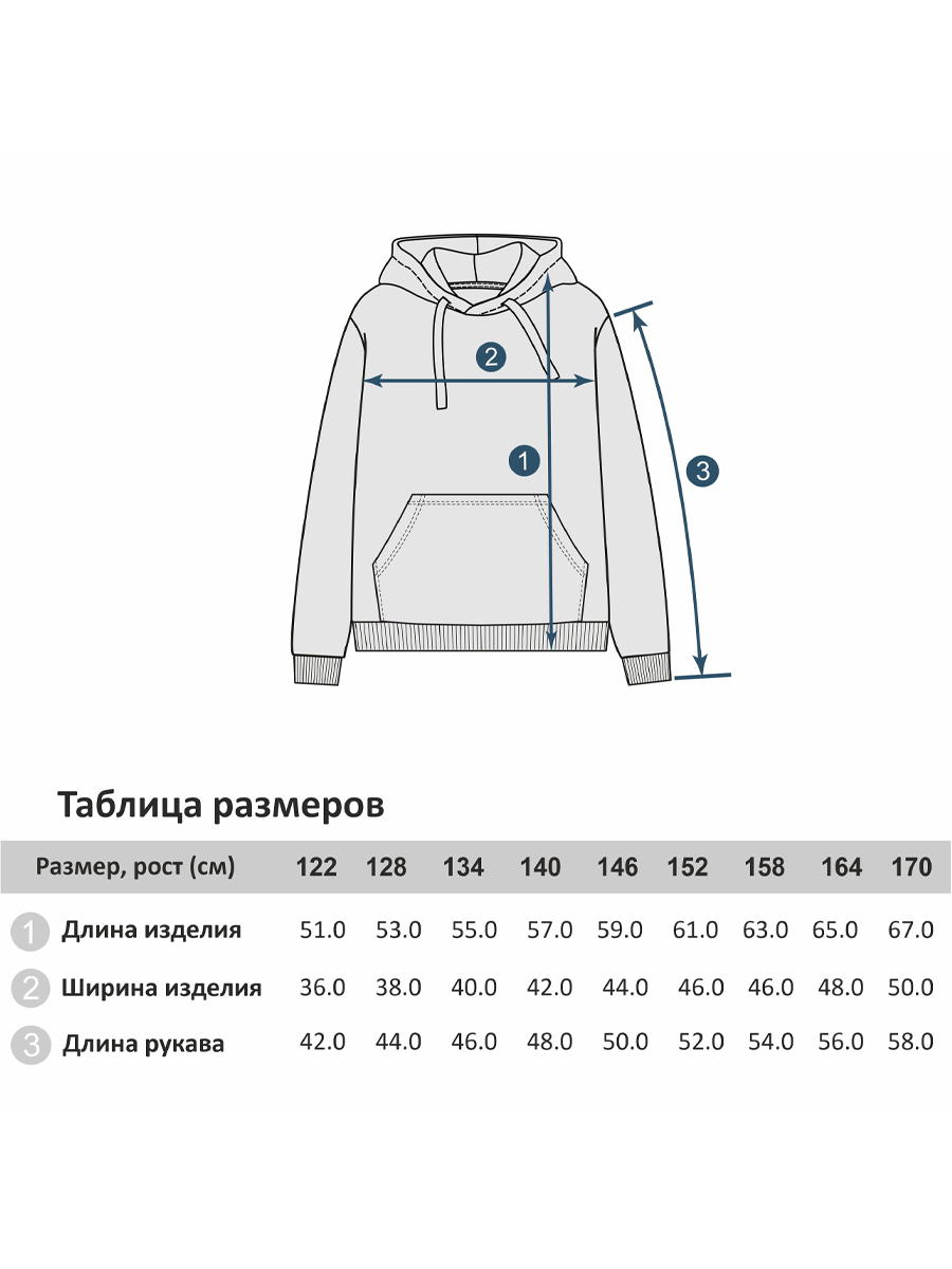 Худи Winkiki WJB232154/темно-синий - фото 6