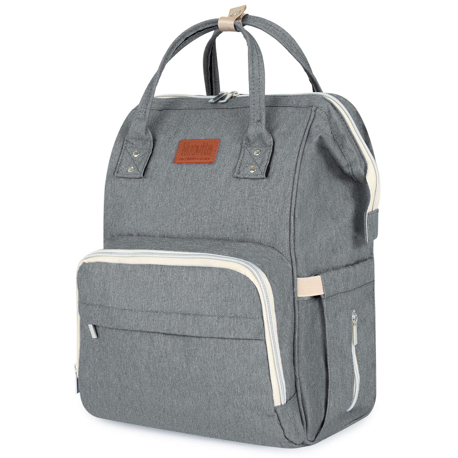 Рюкзак для мамы Nuovita CAPCAP classic Серый - фото 1
