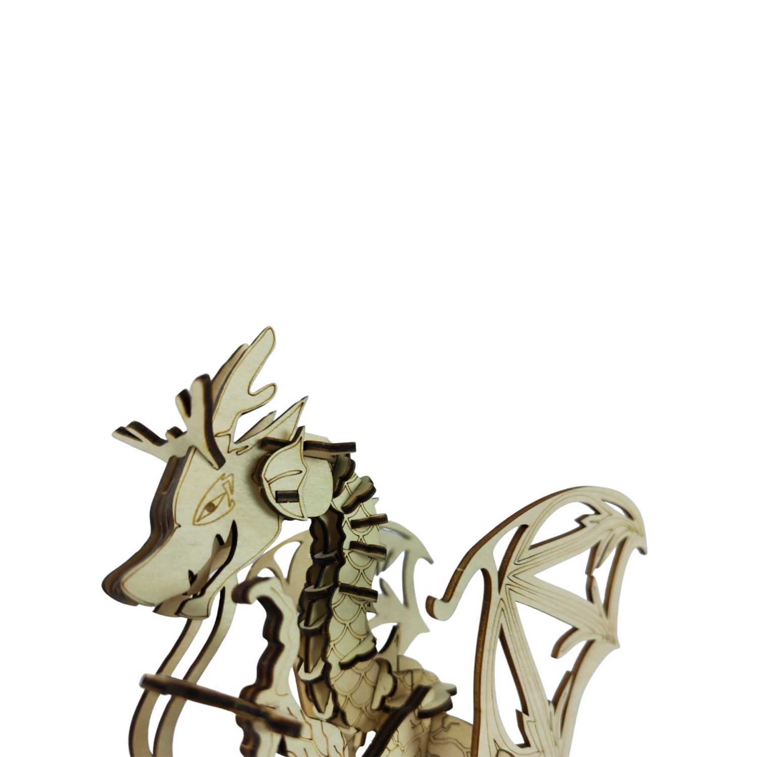 Сборная модель My_derevo Деревянный Дракон Игрушка Статуэтка 2024 - фото 10