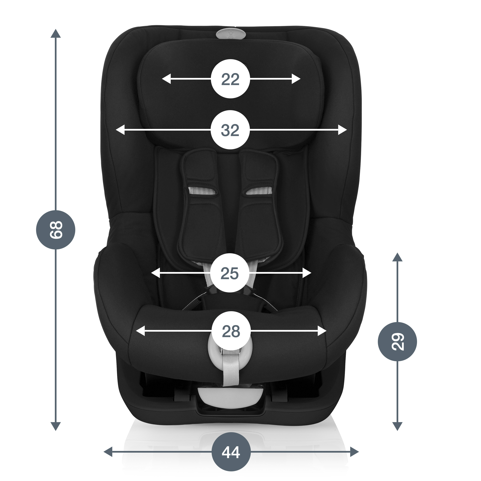 Автокресло Britax Roemer King II LS Cosmos Black Trendline - фото 12