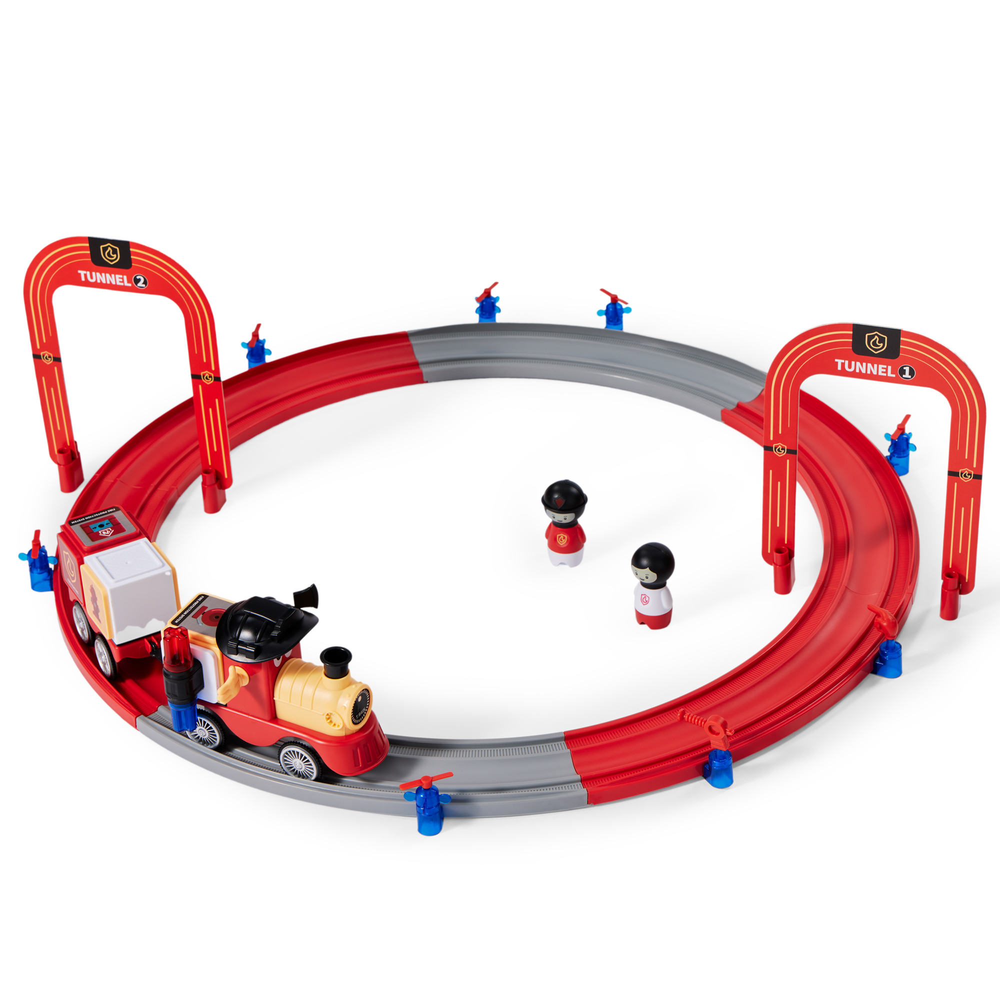 Игровой набор железная дорога Happy Baby FIRE TRAIN 331916_red - фото 12