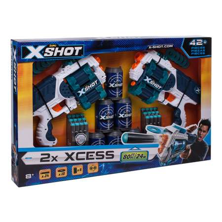 Набор для стрельбы X-SHOT  Xcess Double 3612