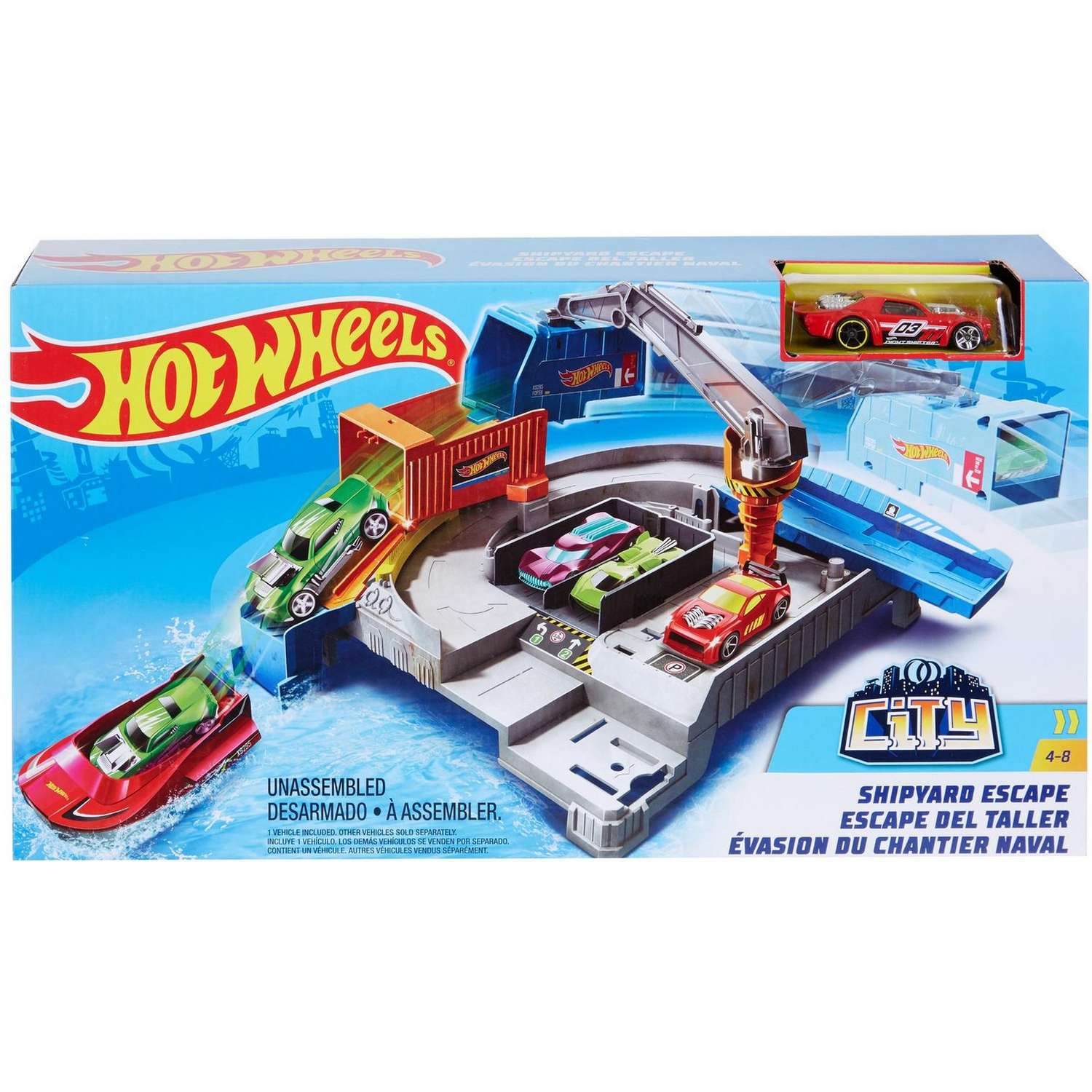 Набор игровой Hot Wheels Сити Большая экспедиция в ассортименте GGF89 GGF89 - фото 3