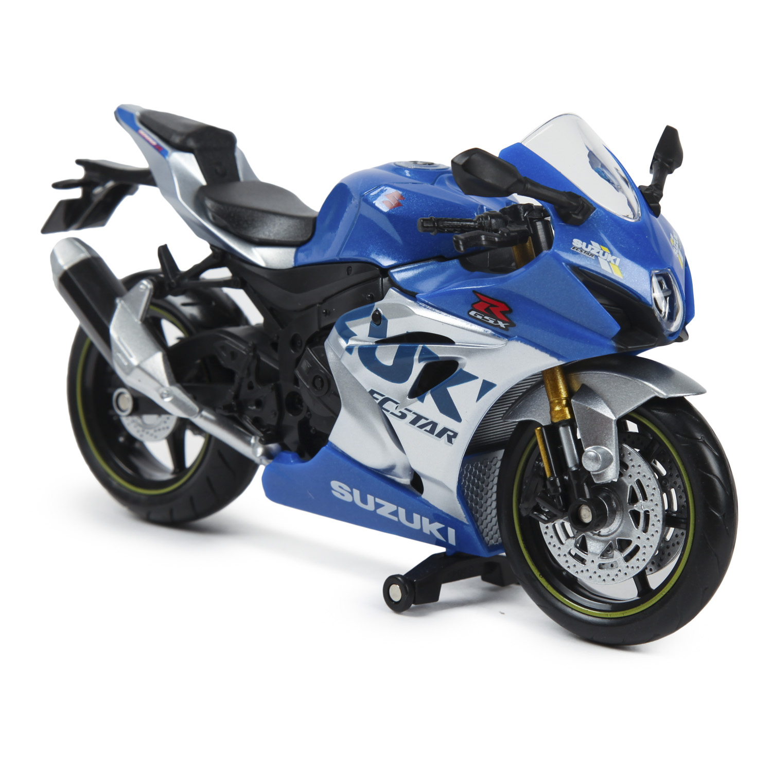 Мотоцикл Mobicaro 1:12 Suzuki GSX R1000R Синий 644104(E) купить по цене 999  ₽ в интернет-магазине Детский мир