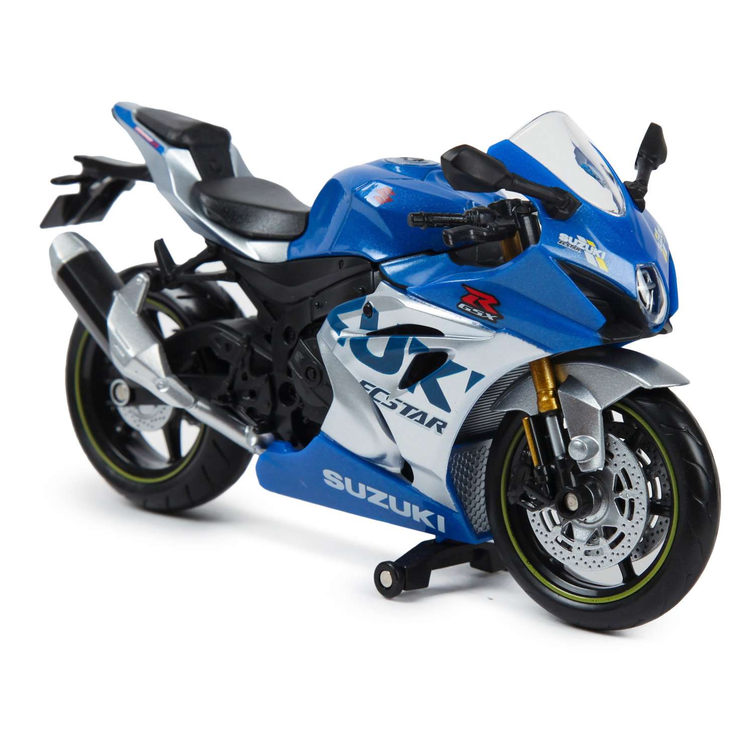 Мотоцикл Mobicaro 1:12 Suzuki GSX R1000R Синий 644104(E) 644104(E) - фото 1