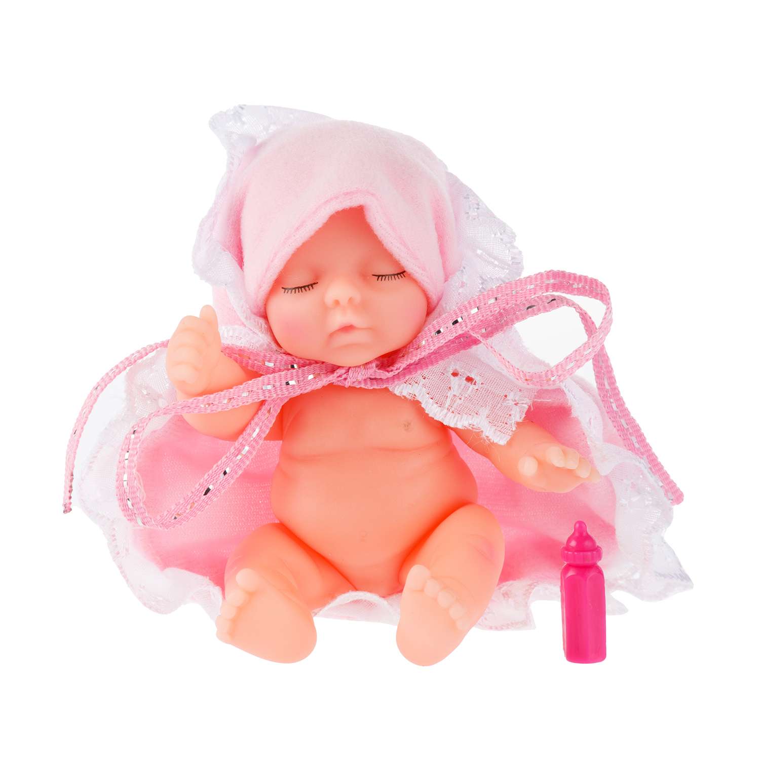 Кукла BABY STYLE Tutu Love в шаре розовый в теплой накидке 8212/розовый - фото 1