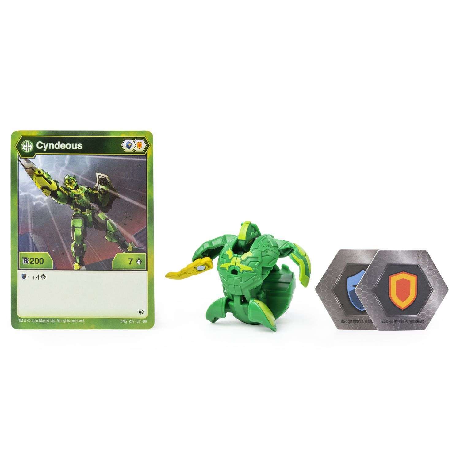 Фигурка-трансформер Bakugan FireKnightGreen 6045148/20115049 - фото 3