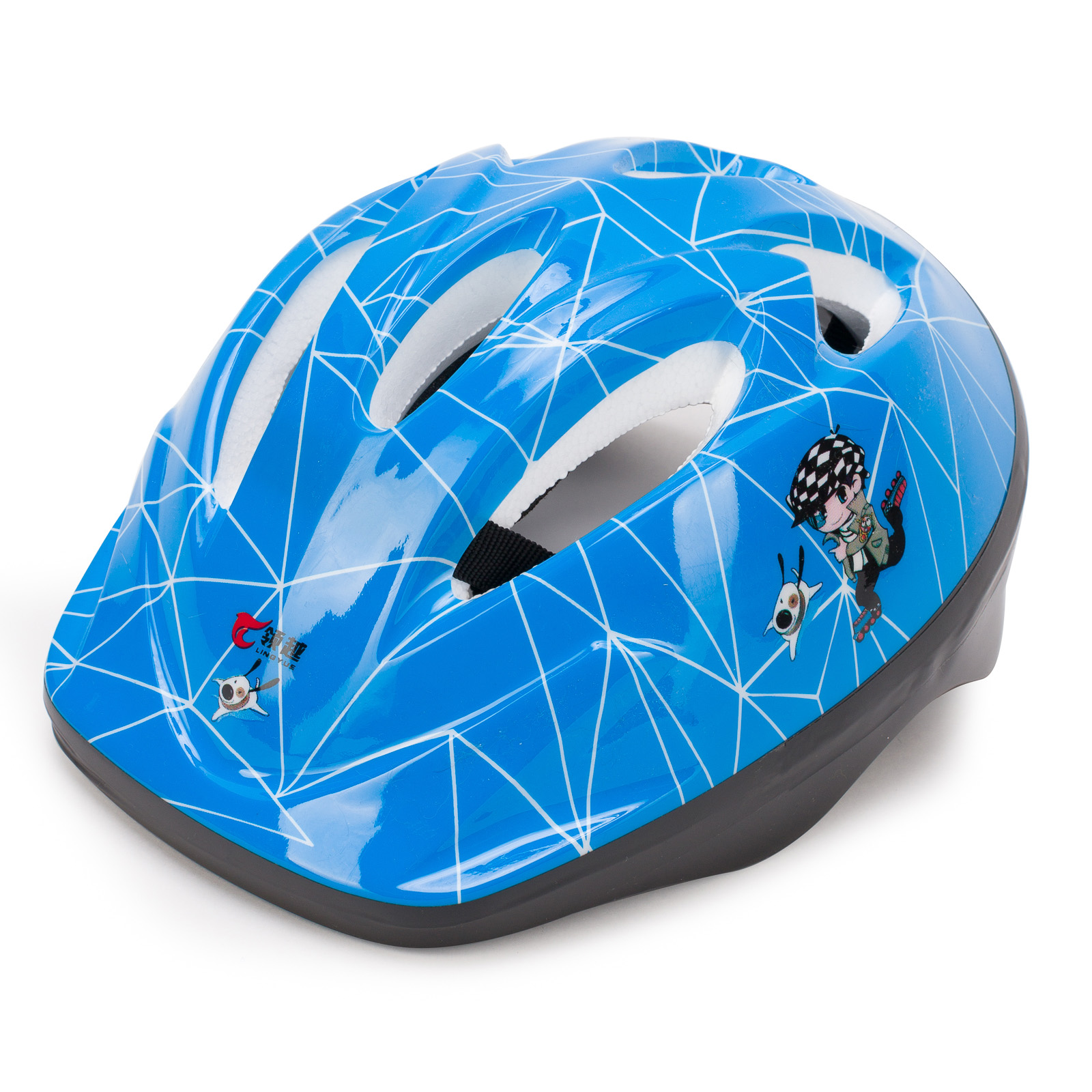 Набор SXRide ролики шлем и защита YXSKB01 синие размер S 31-34 - фото 3