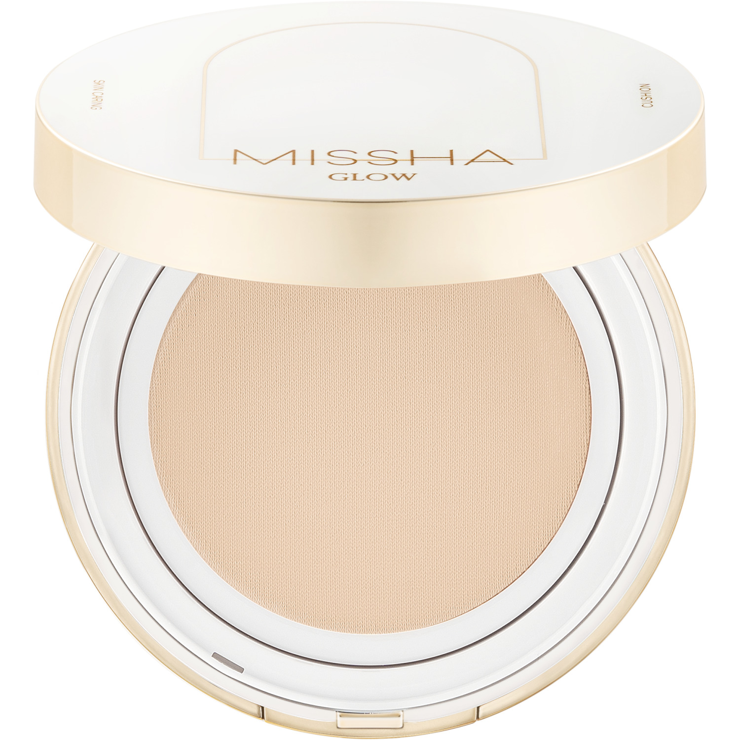 Тональный кушон MISSHA Прозрачное свечение тон 21N Fair Light Beige 14 г - фото 1