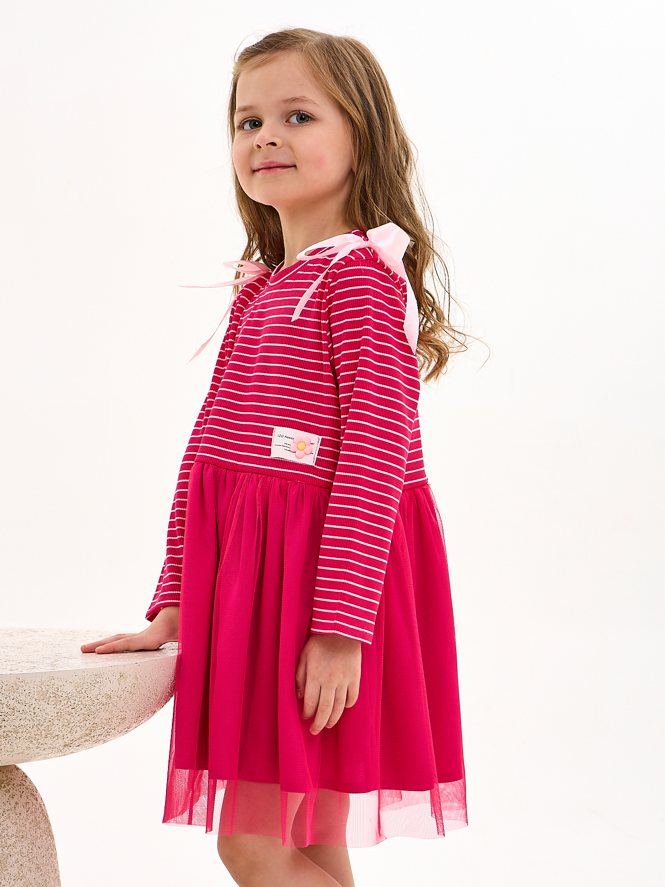 Платье Mil Art kids 1902201544DRESS-BANTPLECHO-RED - фото 5