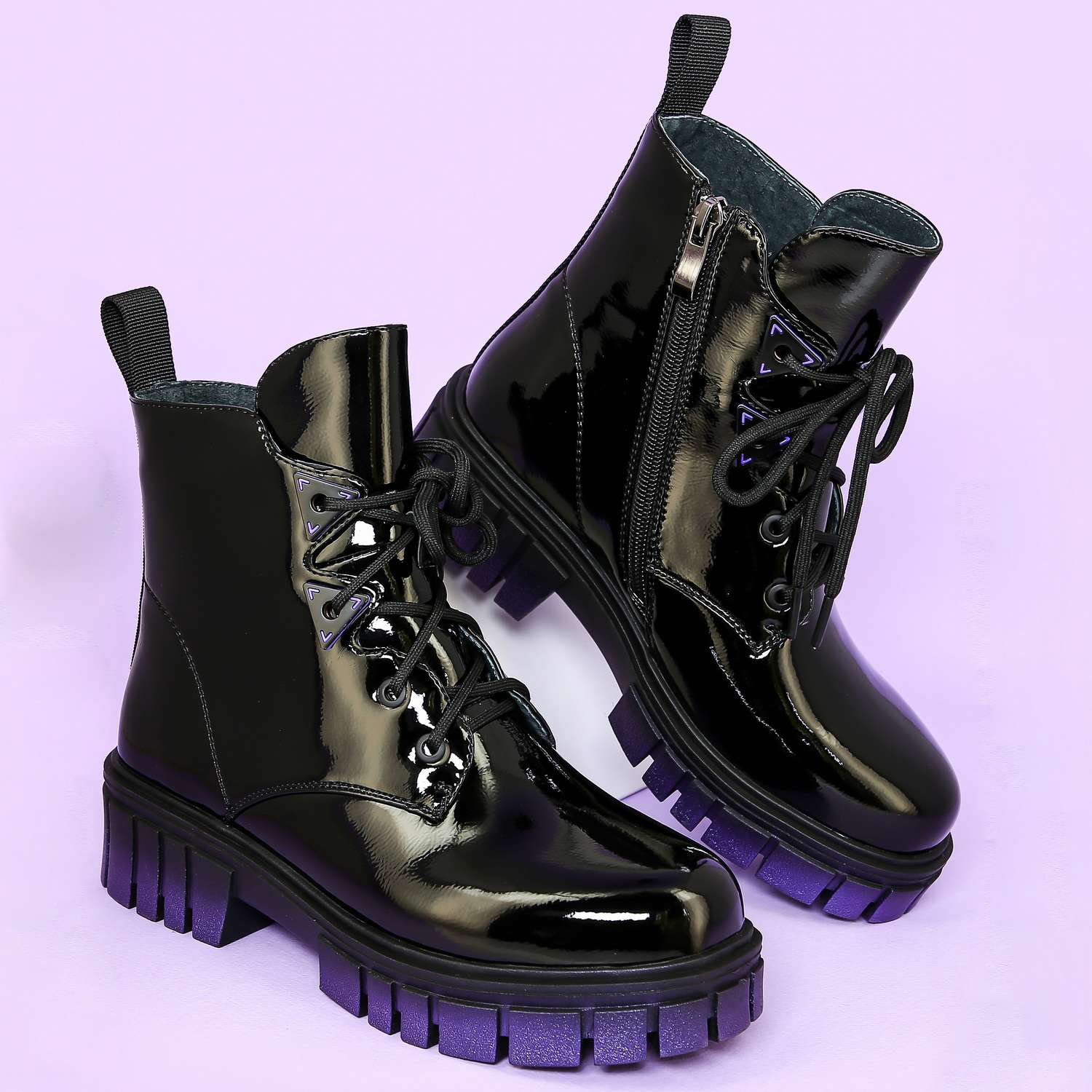 Ботинки KENKA TDM_86106-4_black-violet - фото 2