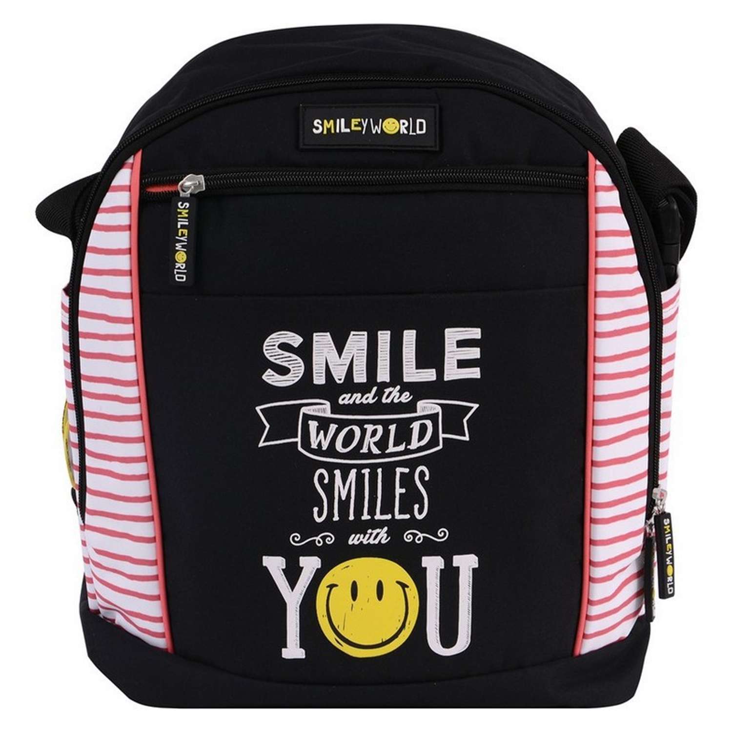 Сумка-рюкзак Proff 2 в 1 Smile (черно-розовый) - фото 1