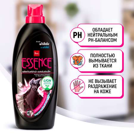 Гель для стирки Lion Essence для темного и черного белья с цветочным ароматом 900 мл