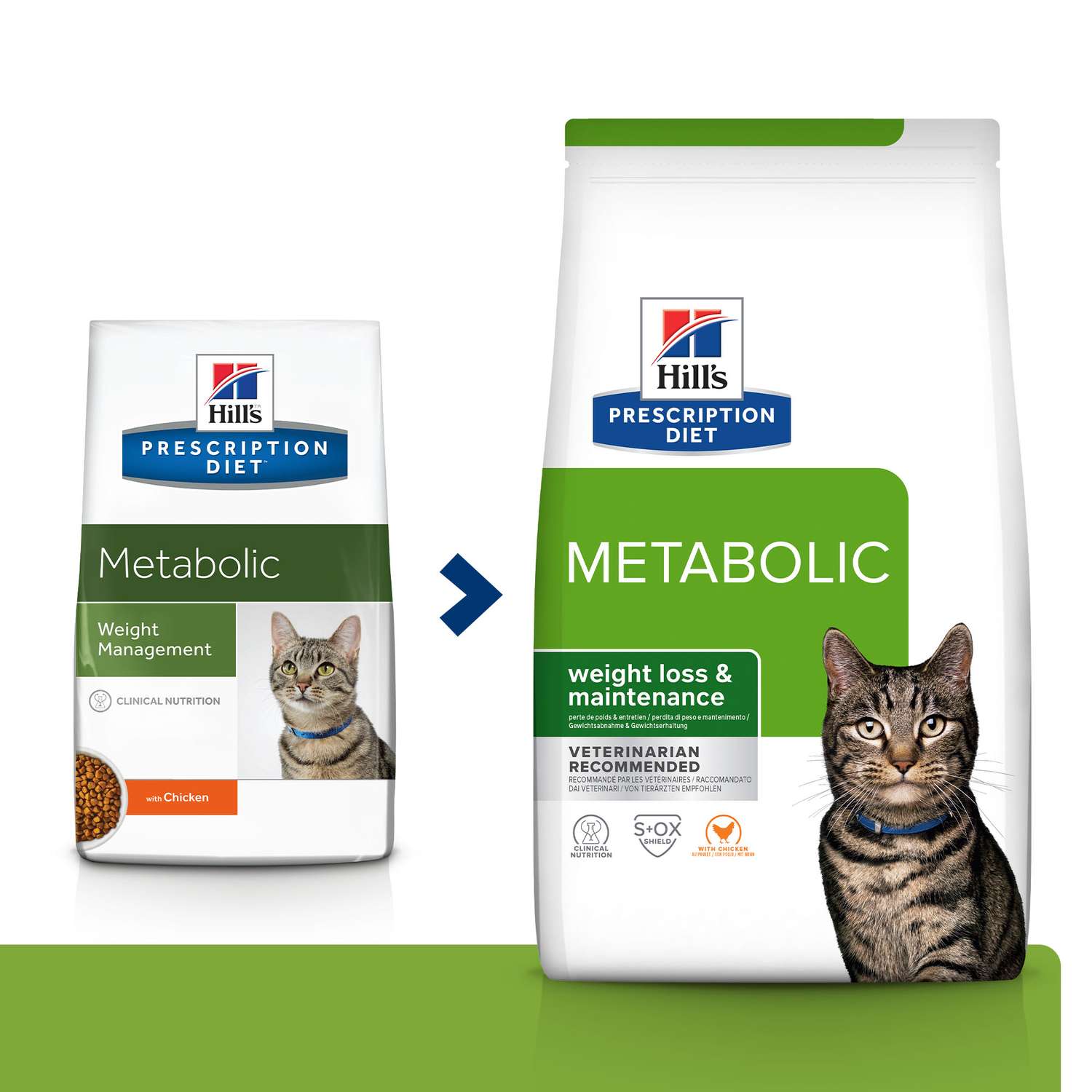 Корм для кошек HILLS 1,5кг Prescription Diet Metabolic Weight Management для оптимального веса с курицей сухой - фото 2