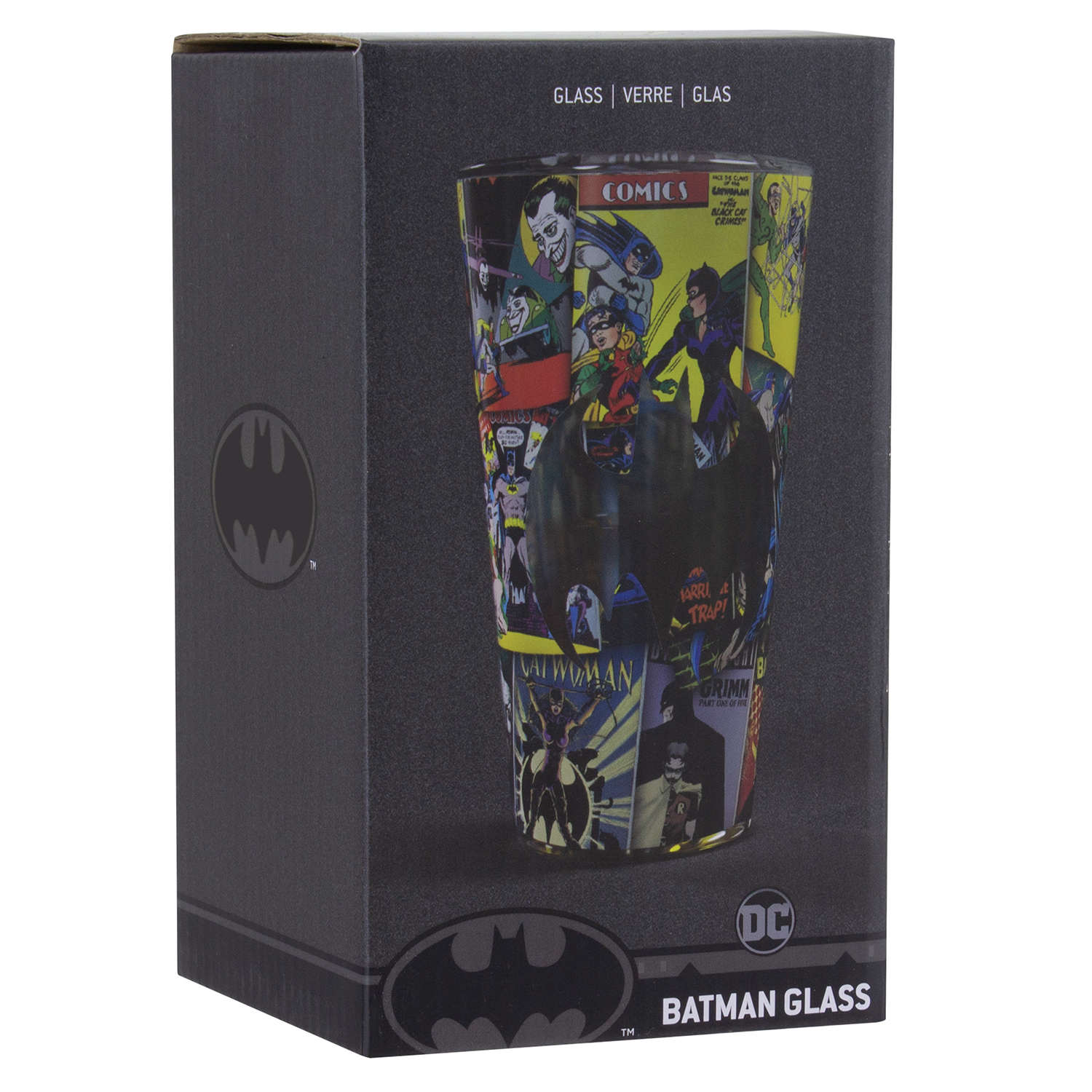 Бокал PALADONE стеклянный Batman Glass 450 ml PP8263BM - фото 3