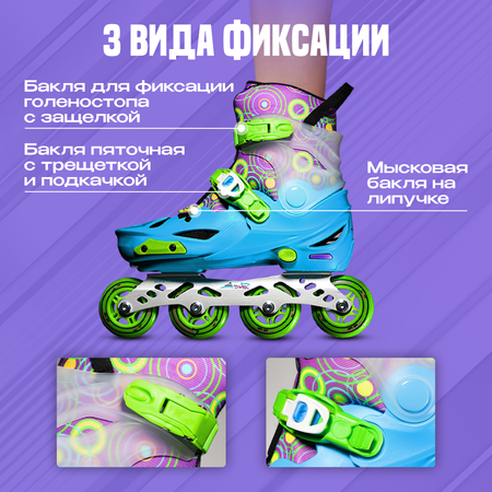 Роликовые коньки 38-41 размер Saimaa Happy Racer