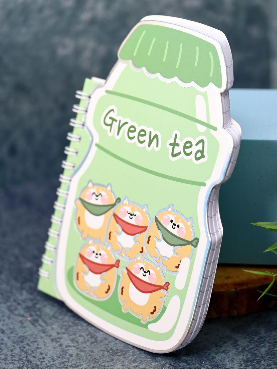 Блокнот на спирали iLikeGift Green tea 60 листов - фото 3