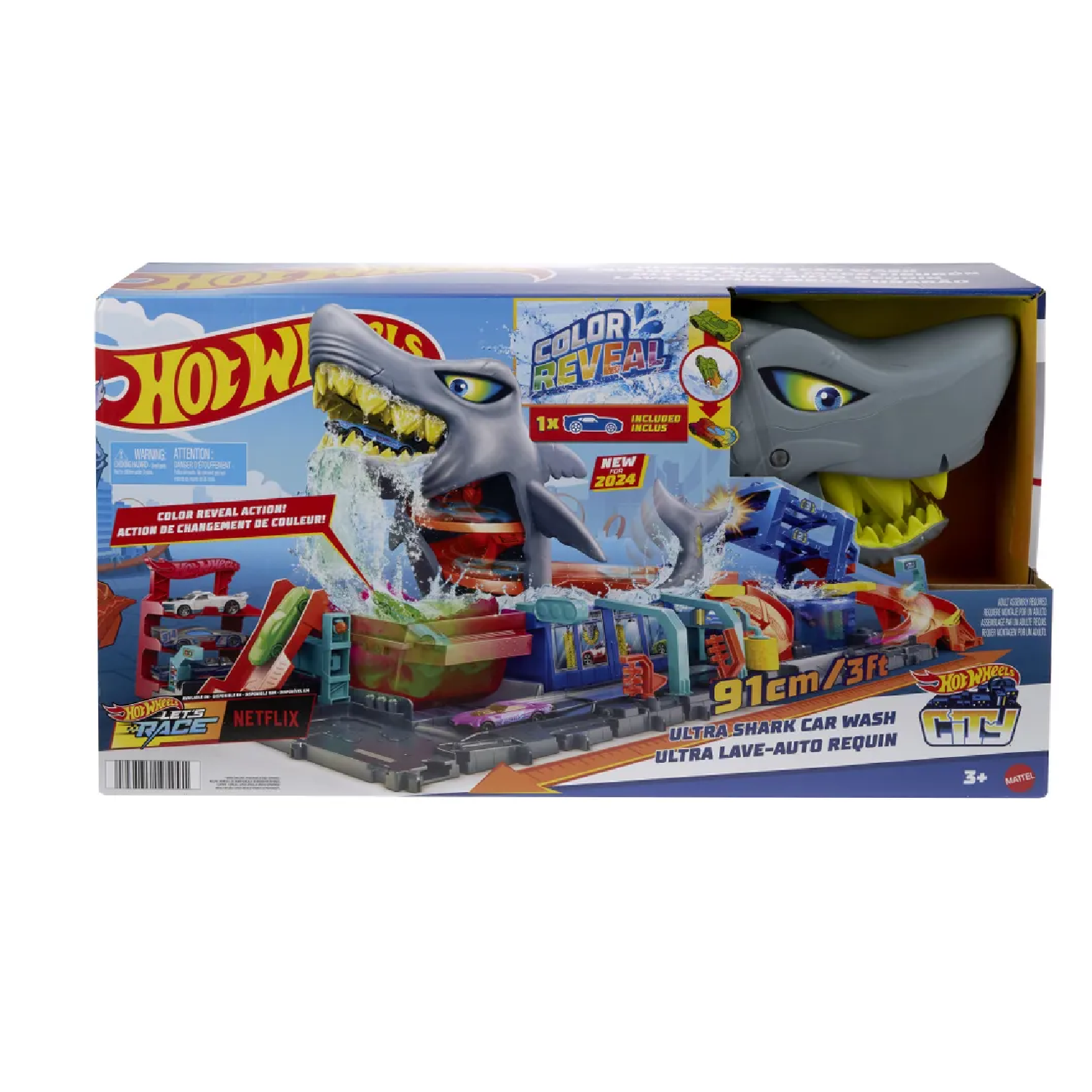 Набор игровой Hot Wheels Автомойка Shark HTN82 HTN82 - фото 8