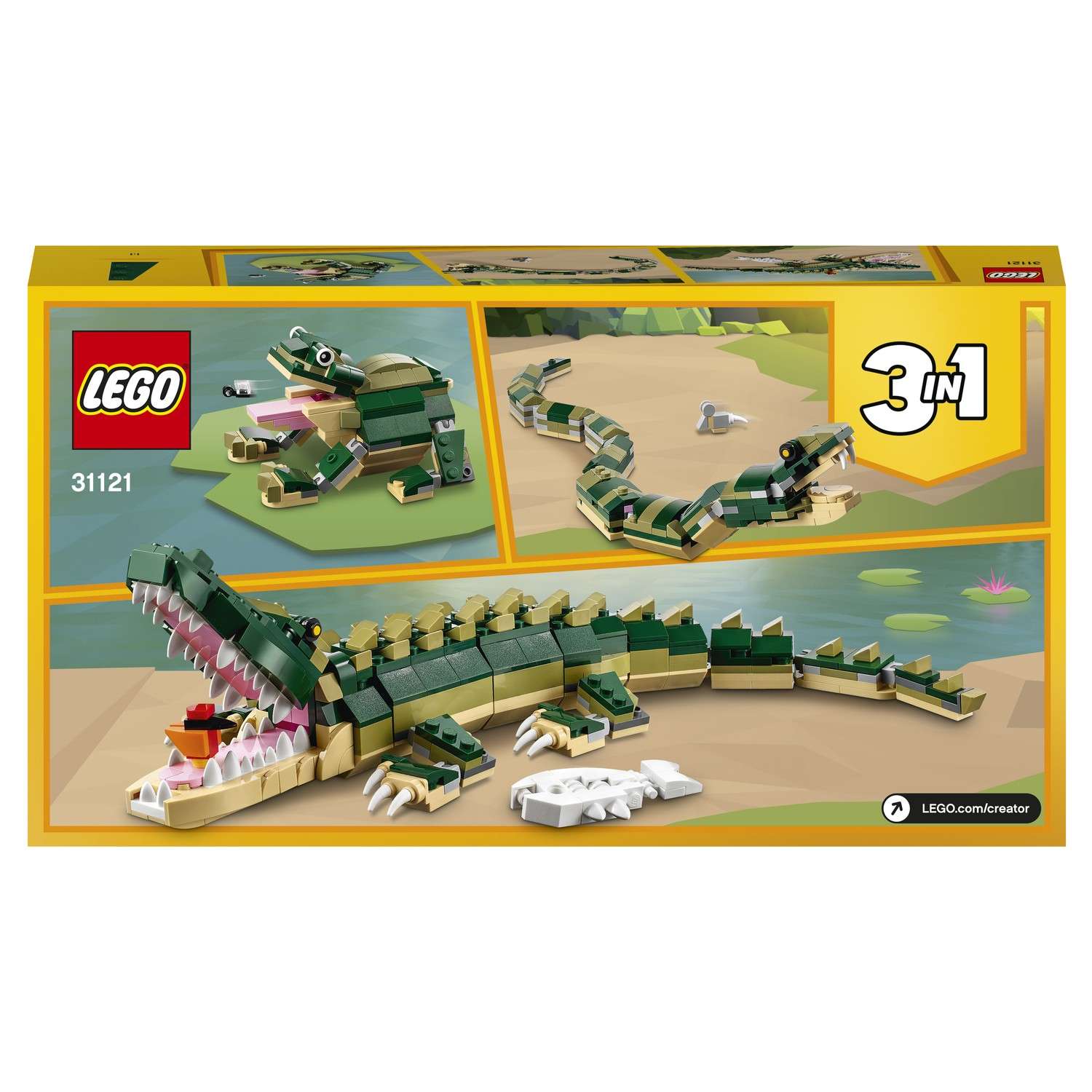 Crocodile store lego set