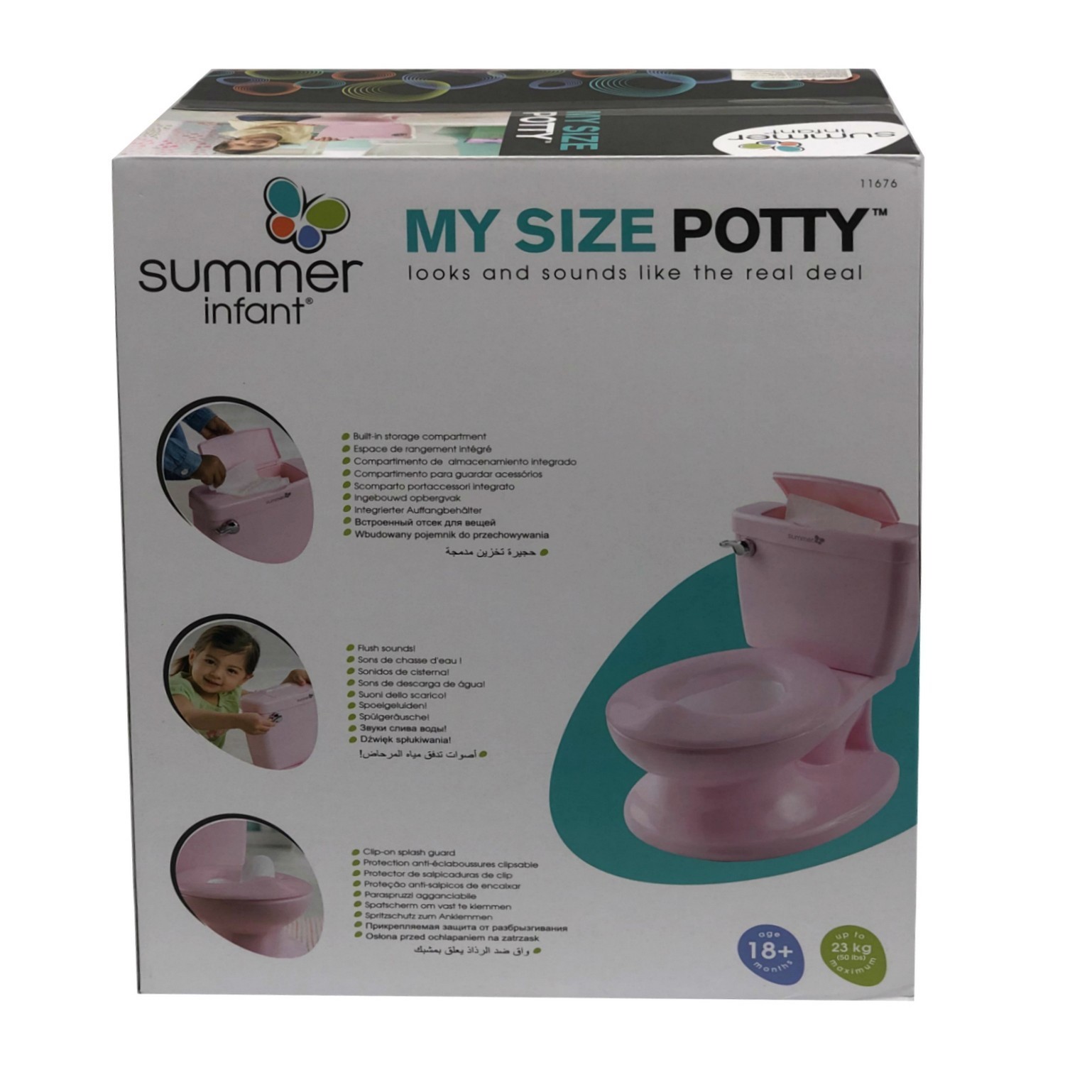 Горшок детский Summer Infant My Size Potty Розовый купить по цене 3559 ₽ в  интернет-магазине Детский мир