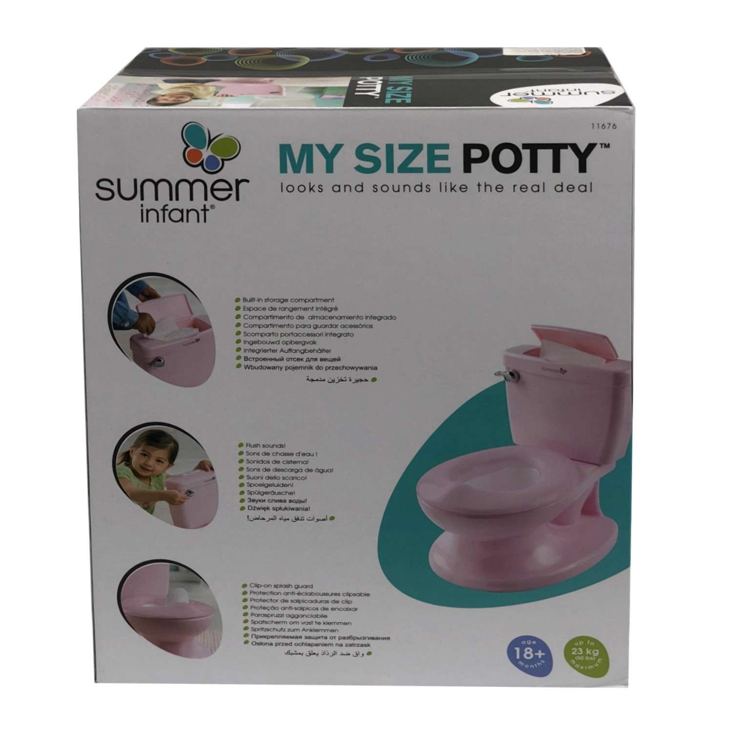Горшок детский Summer Infant My Size Potty Розовый - фото 3