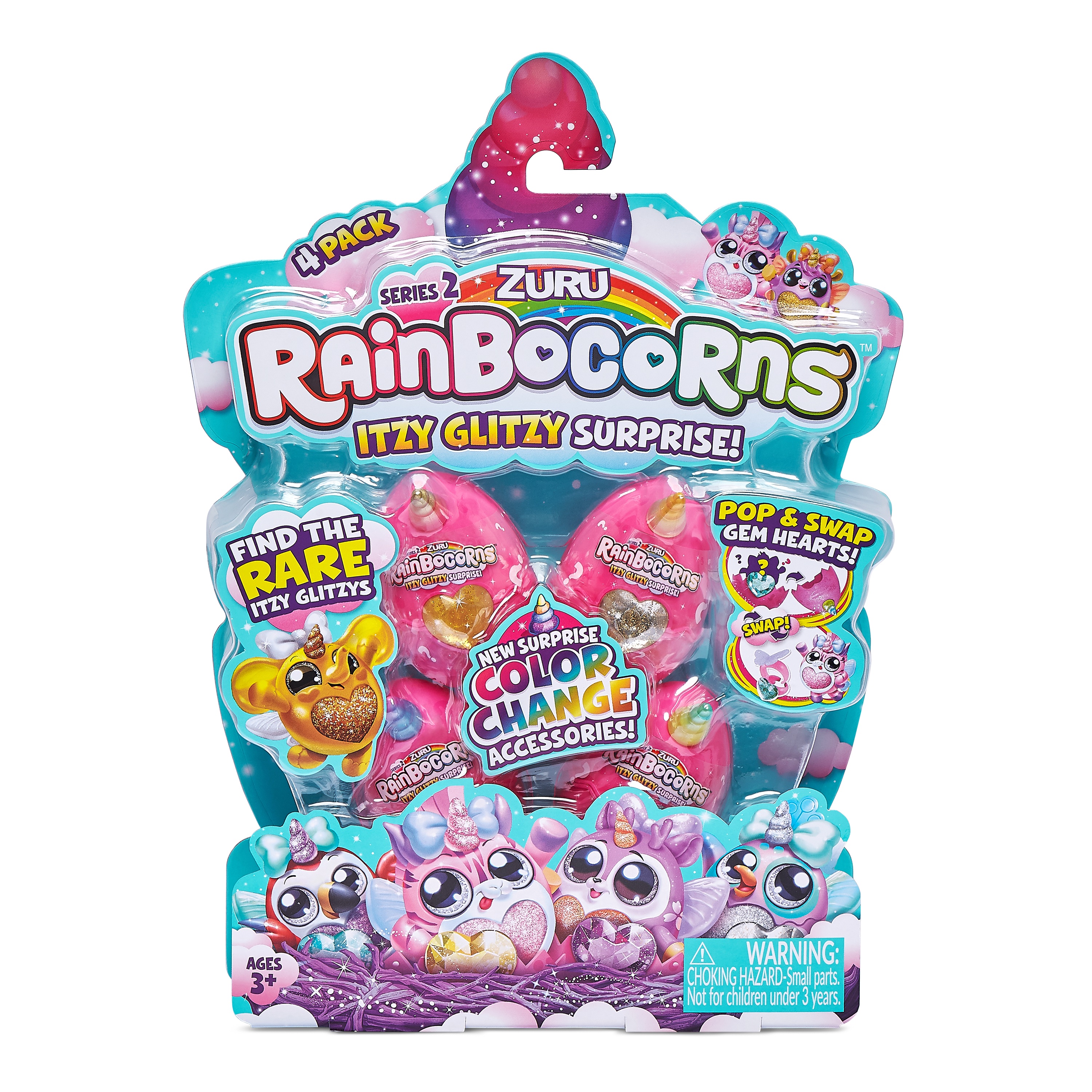 Игрушка Rainbocorns Rainbocorns Itzy glitzy surprise S2 в непрозрачной упаковке (Сюрприз) 9240TQ1 - фото 1