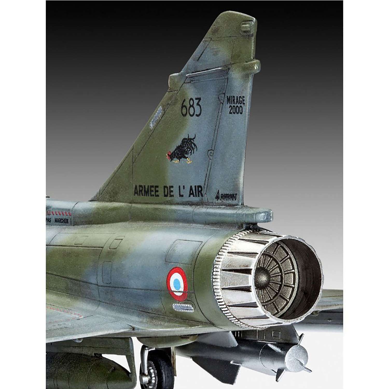 Сборная модель Revell Штурмовик Mirage 2000D 04893 - фото 4