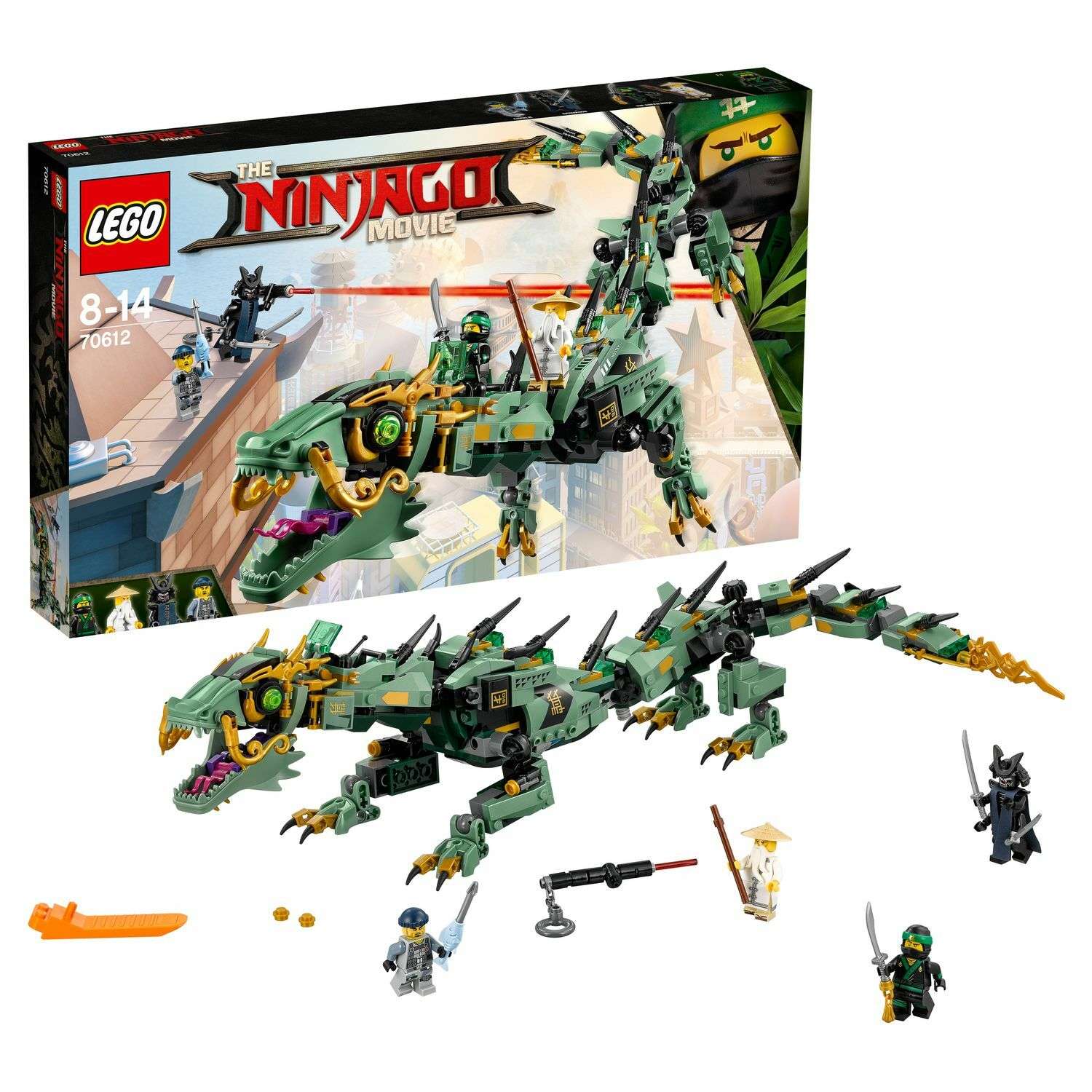 Конструктор LEGO Ninjago Механический Дракон Зелёного Ниндзя (70612) - фото 1