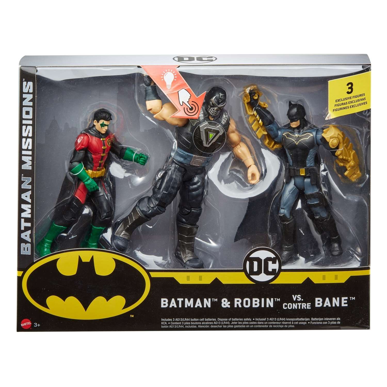 Batman наборы. Фигурка Batman Робин fvm82. Игрушка фигурка Робин Бэтмен Бейна набор. Игрушки Бэтмен и Бэйн набор. Набор фигурок Batman 3шт fvm57.