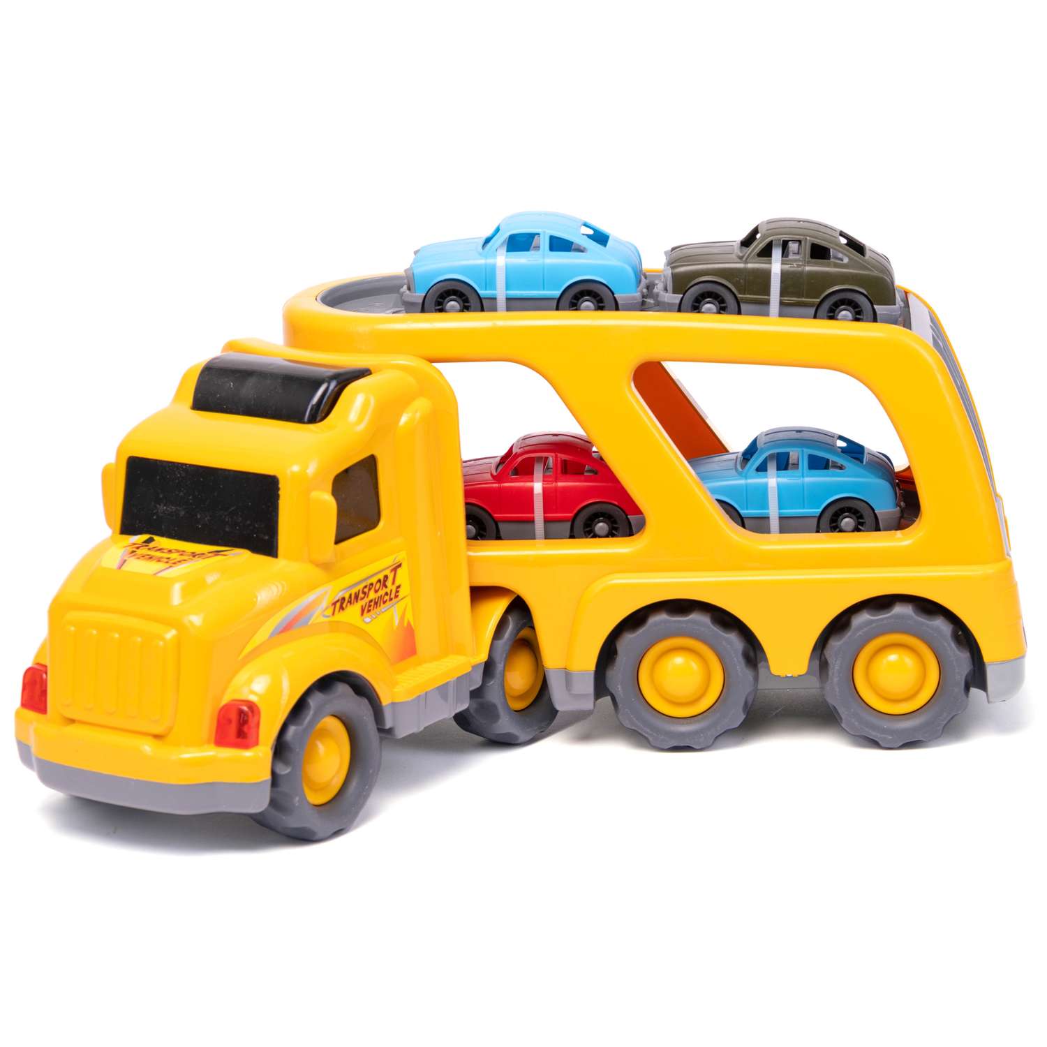 Машина Нижегородская игрушка Автовоз желтый ктг257_ж - фото 2
