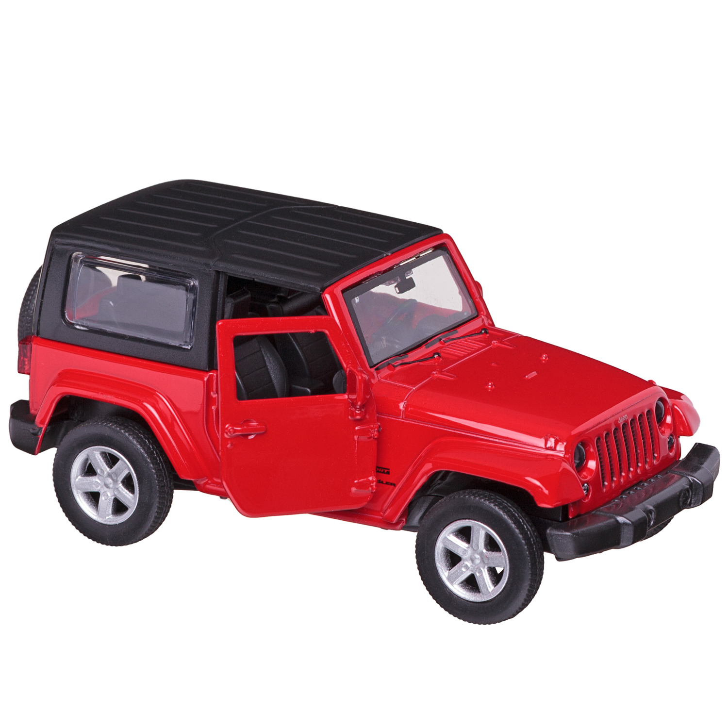 Автомобиль Abtoys Jeep MSZ 1:43 инерционный красный WE-16389R - фото 5