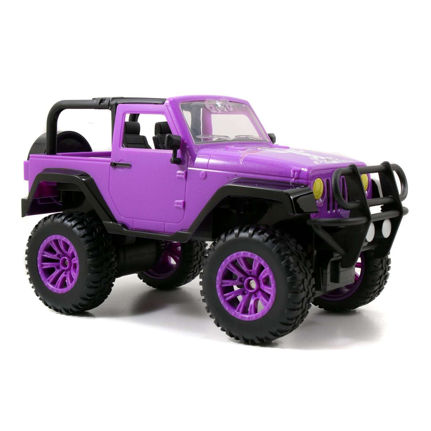 Машинка на радиоуправлении Jada масштаб 1:16 Girlmazing Jeep Фиолетовая 96962 - фото 8