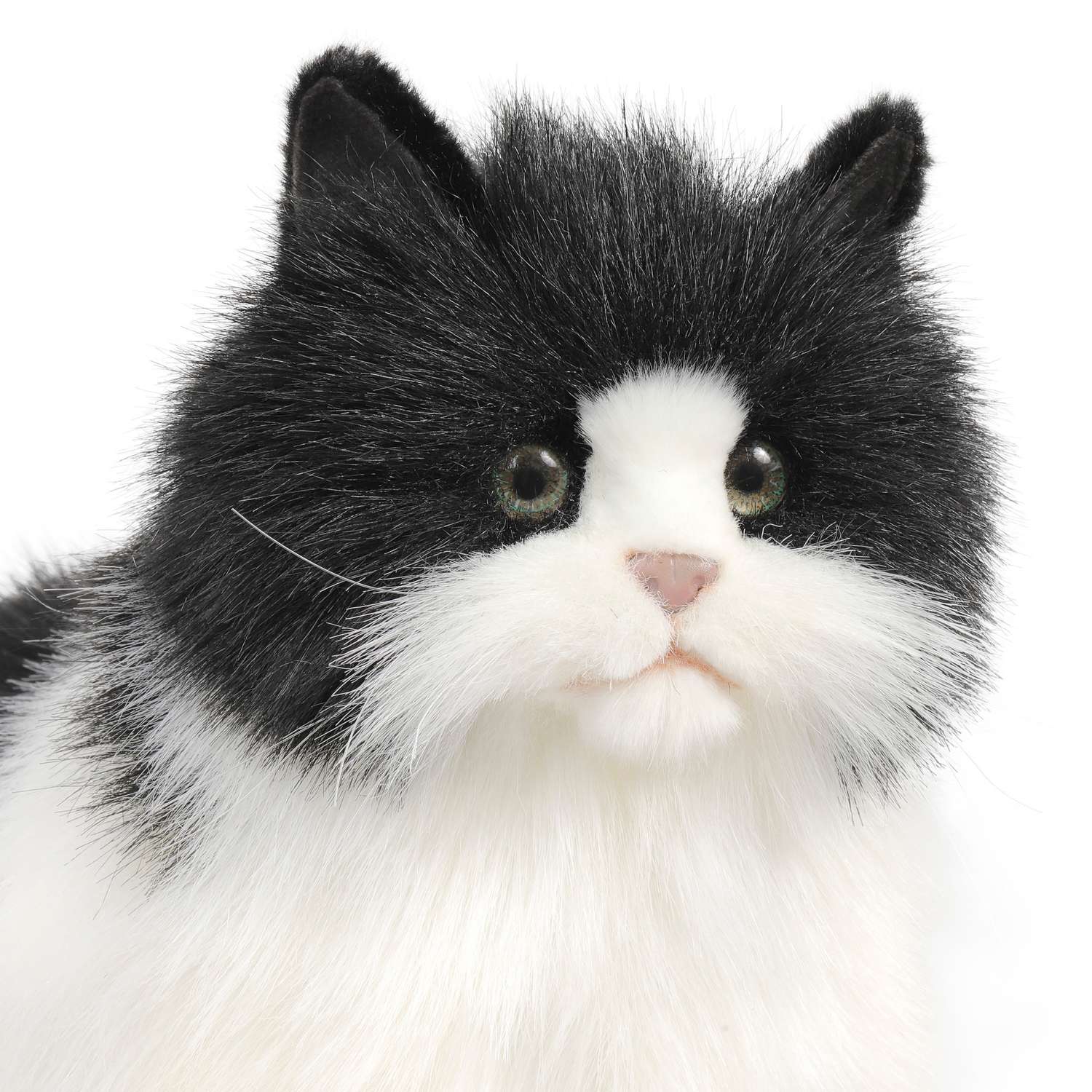 Реалистичная игрушка HANSA Кошка чёрно-белая 46 см - фото 14