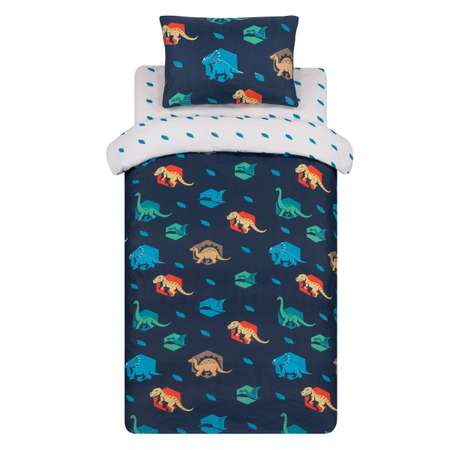 Комплект постельного белья Сонотека 1.5-спальный Динозаврики