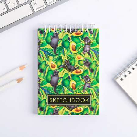 Скетчбук ArtFox Sketchbook avocado А6 80 листов
