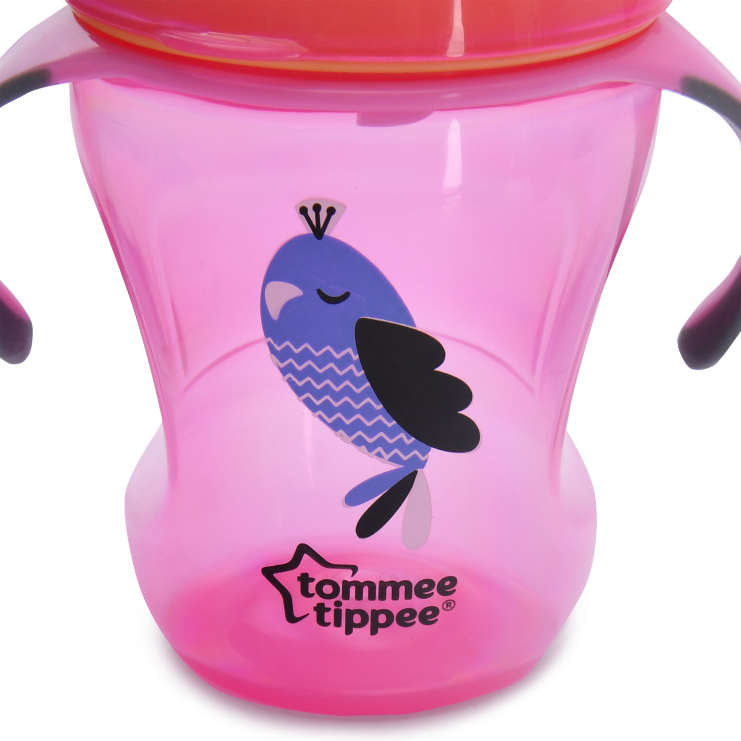 Поильник-непроливайка Tommee tippee с крышкой с ручками 230мл Розовая - фото 8