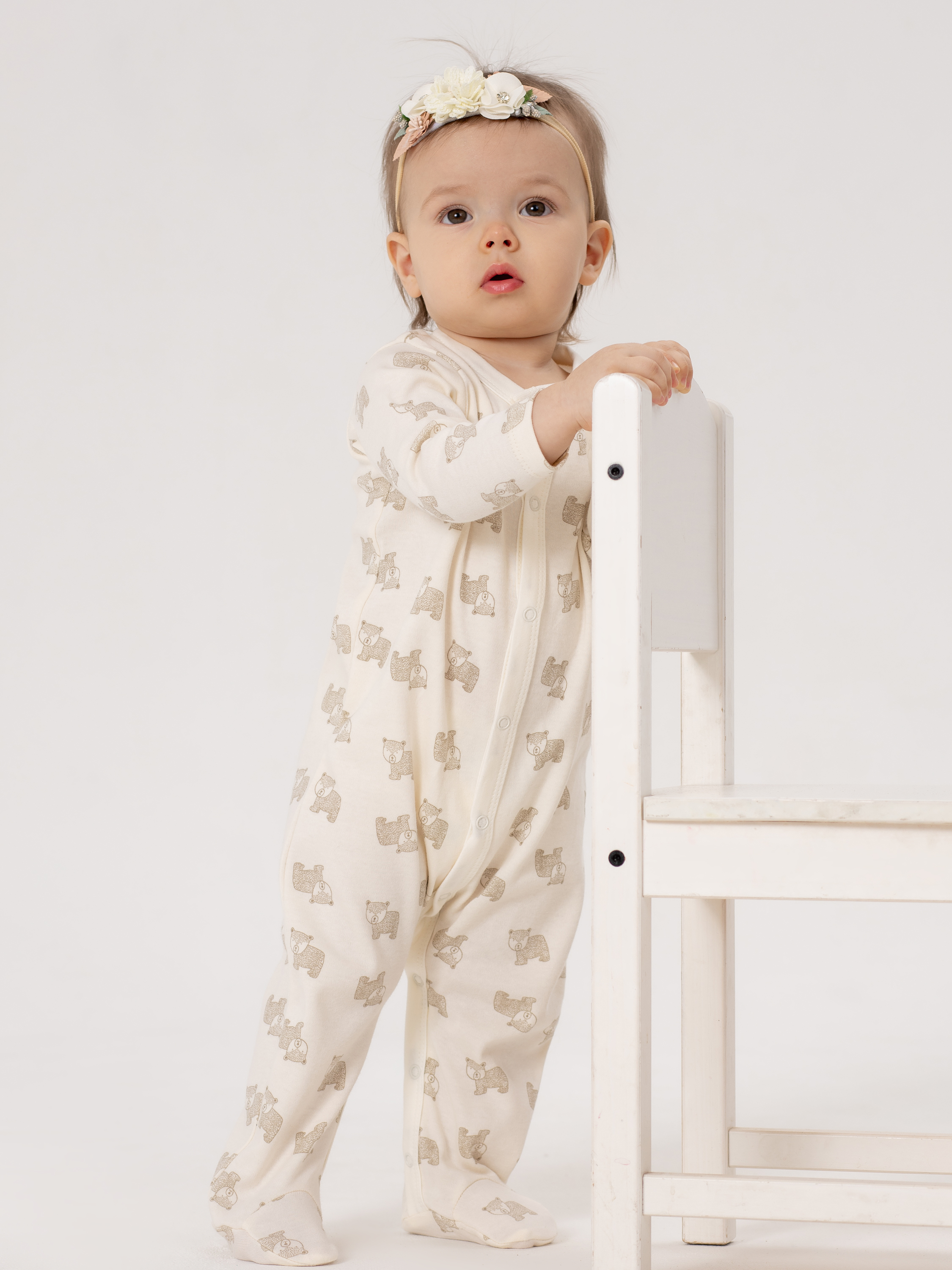 Комбинезон Linas baby 1995-1_Молочный - фото 2