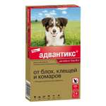 Препарат инсектоакарицидный для собак Elanco Адвантикс 2.5мл 4пипетки