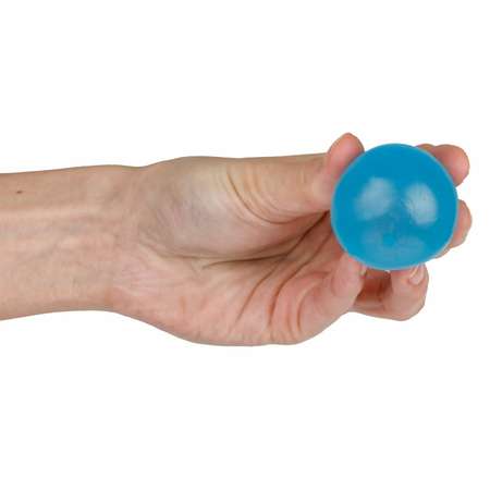 Игрушка-антистресс Крутой замес Супергель шар матовый 4см голубой