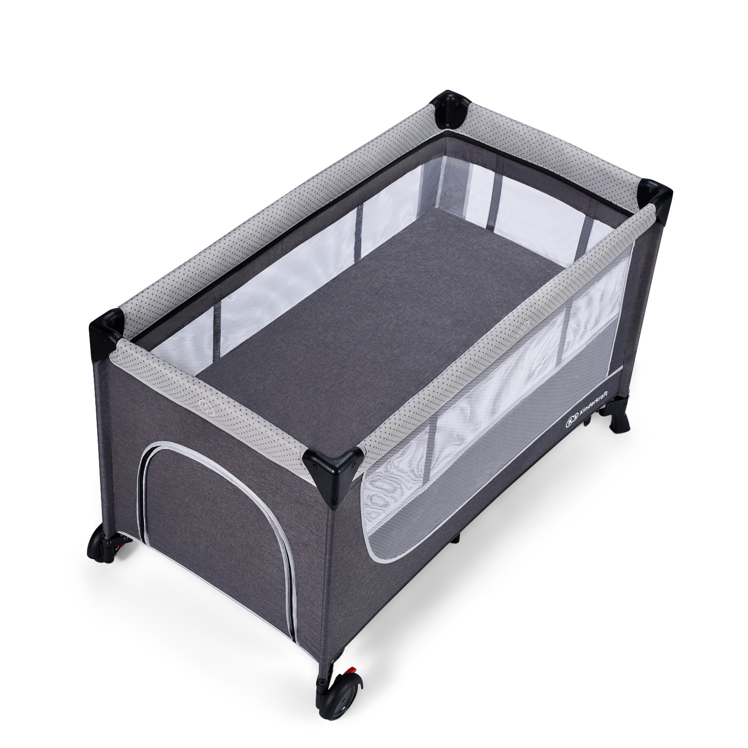 Манеж Kinderkraft Leody Grey KCLEOD00GRY0000 - фото 6