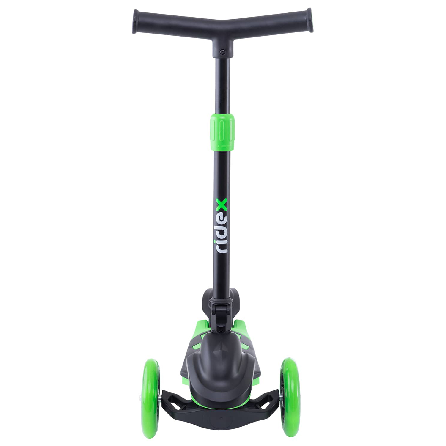 Самокат RIDEX трехколесный 3 wheels scooter Robin 120/80 neon green - фото 2