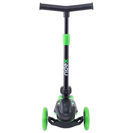 Самокат RIDEX трехколесный 3 wheels scooter Robin 120/80 neon green