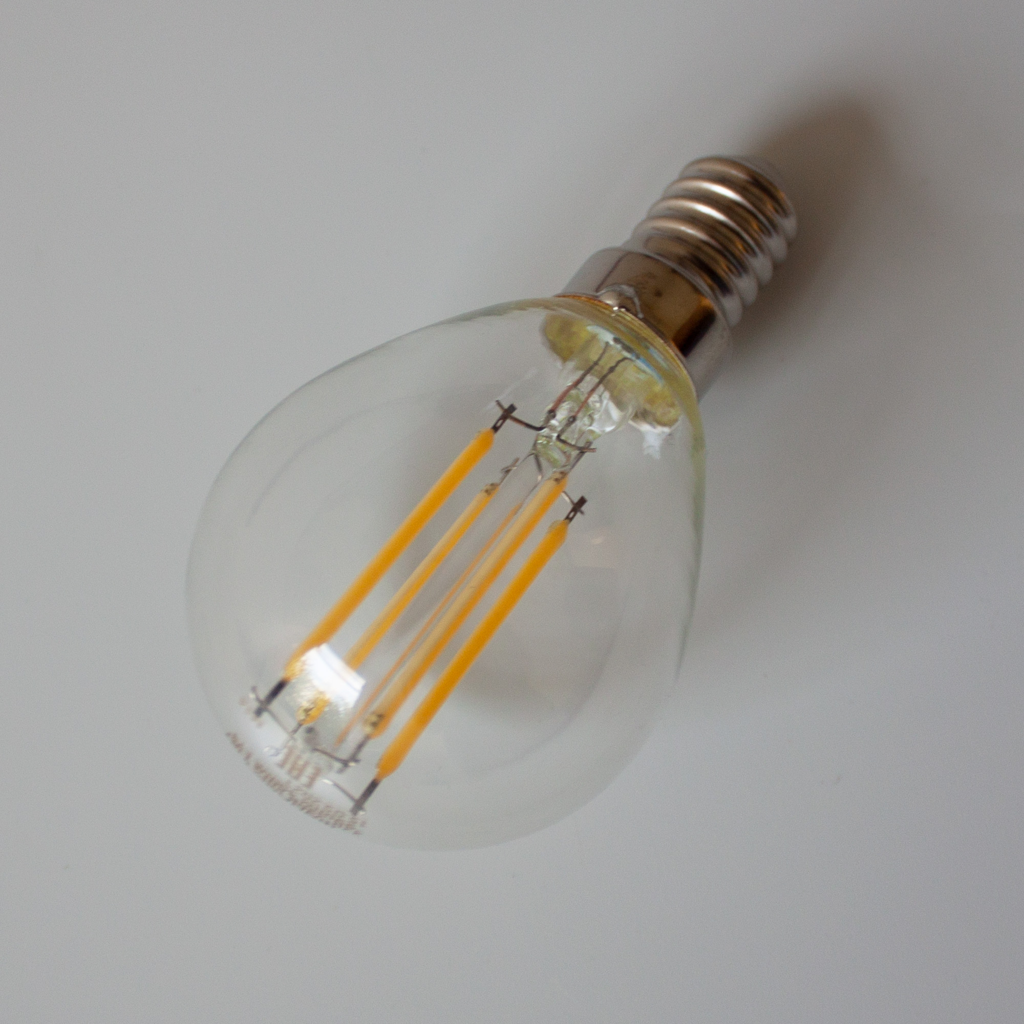 Лампа филаментная Фарлайт нитевидная прозрачная шар G45 11 Вт 4000 К Е14 - фото 2