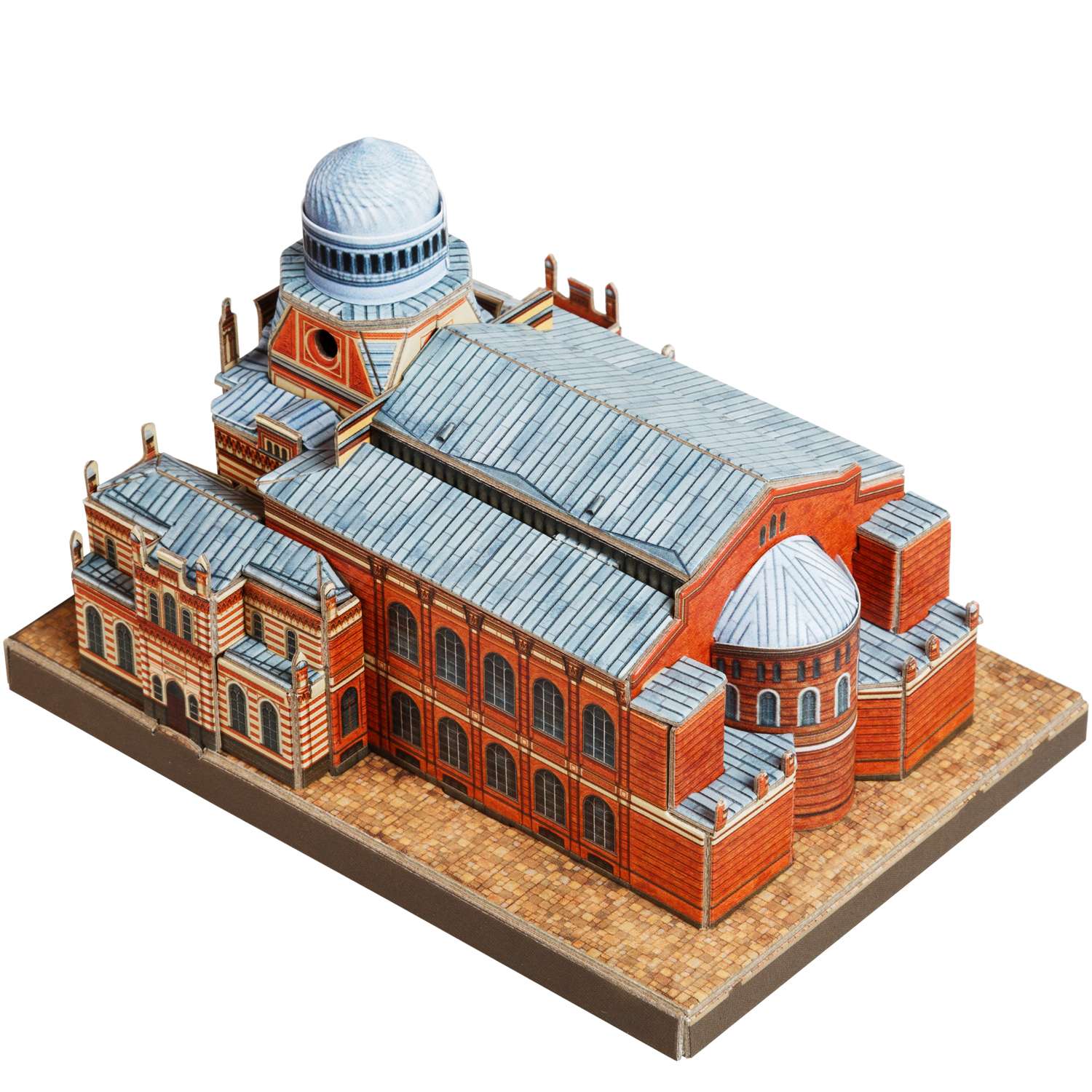 Сборная модель Умная бумага Города в миниатюре Большая хоральная синагога 649 - фото 3