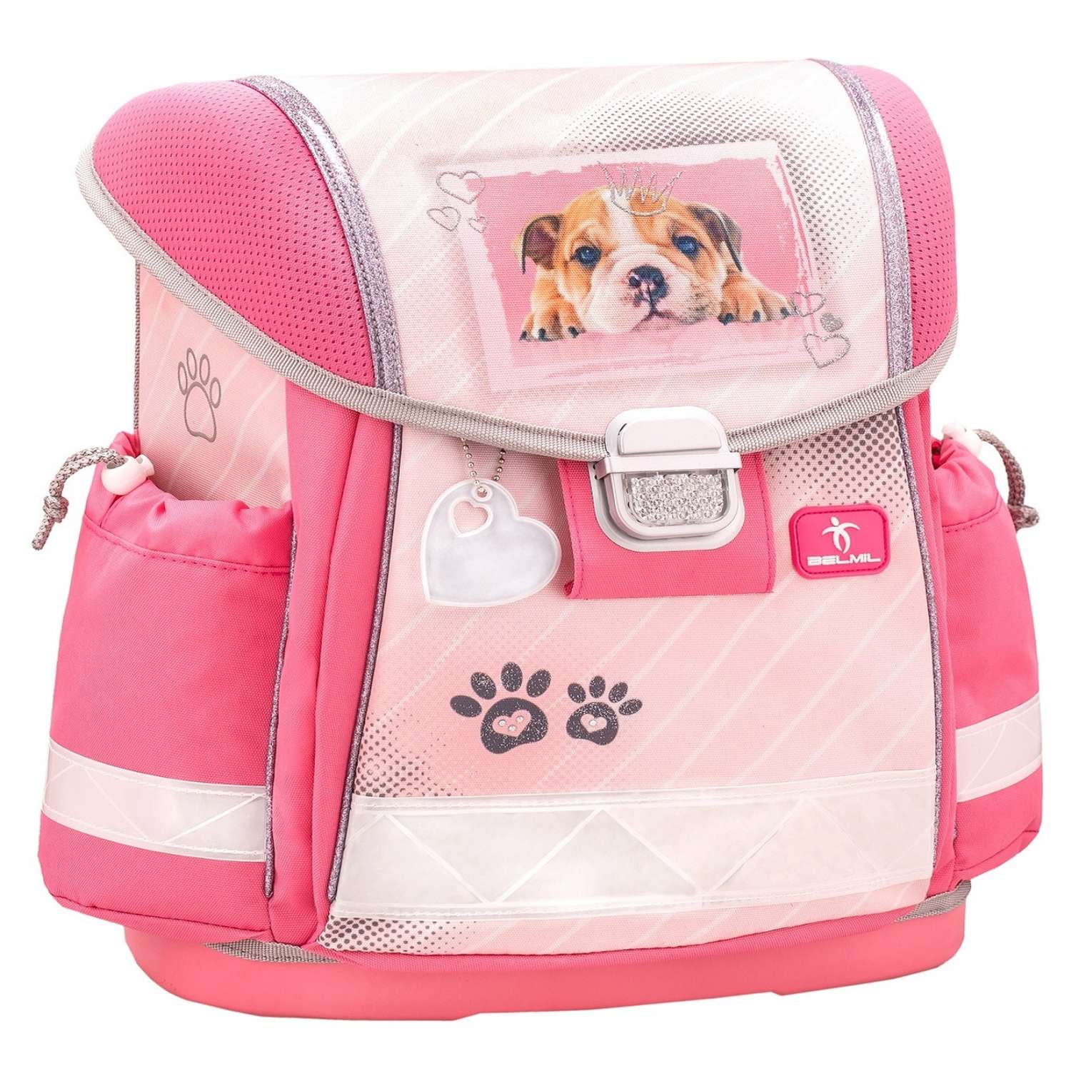 Школьный ранец BELMIL Classy My Sweet Puppy Pink с наполнением серия 403-13/O/9 SET - фото 2