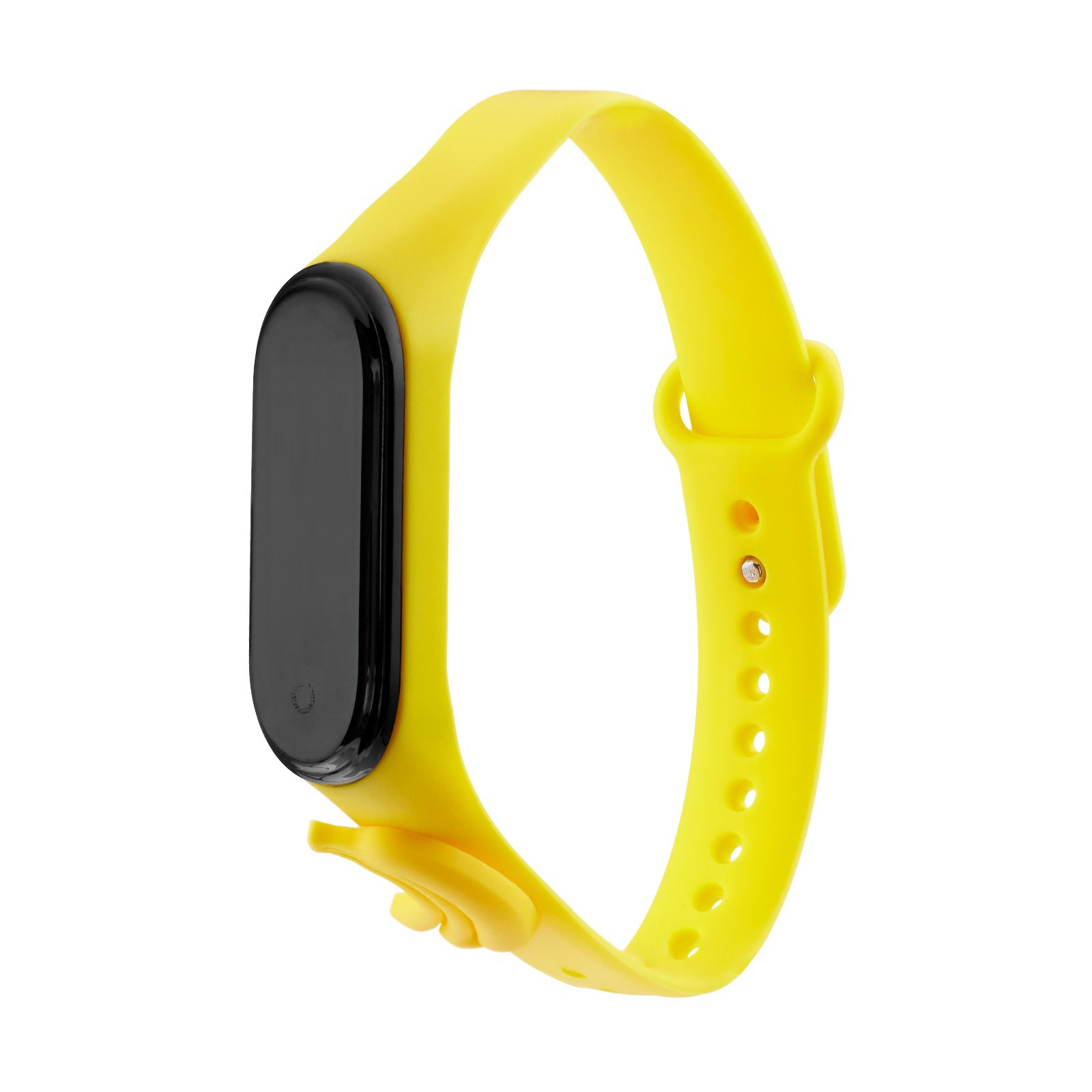 Часы Sima-Land наручные электронные «Банан» ремешок силикон желтые - фото 2