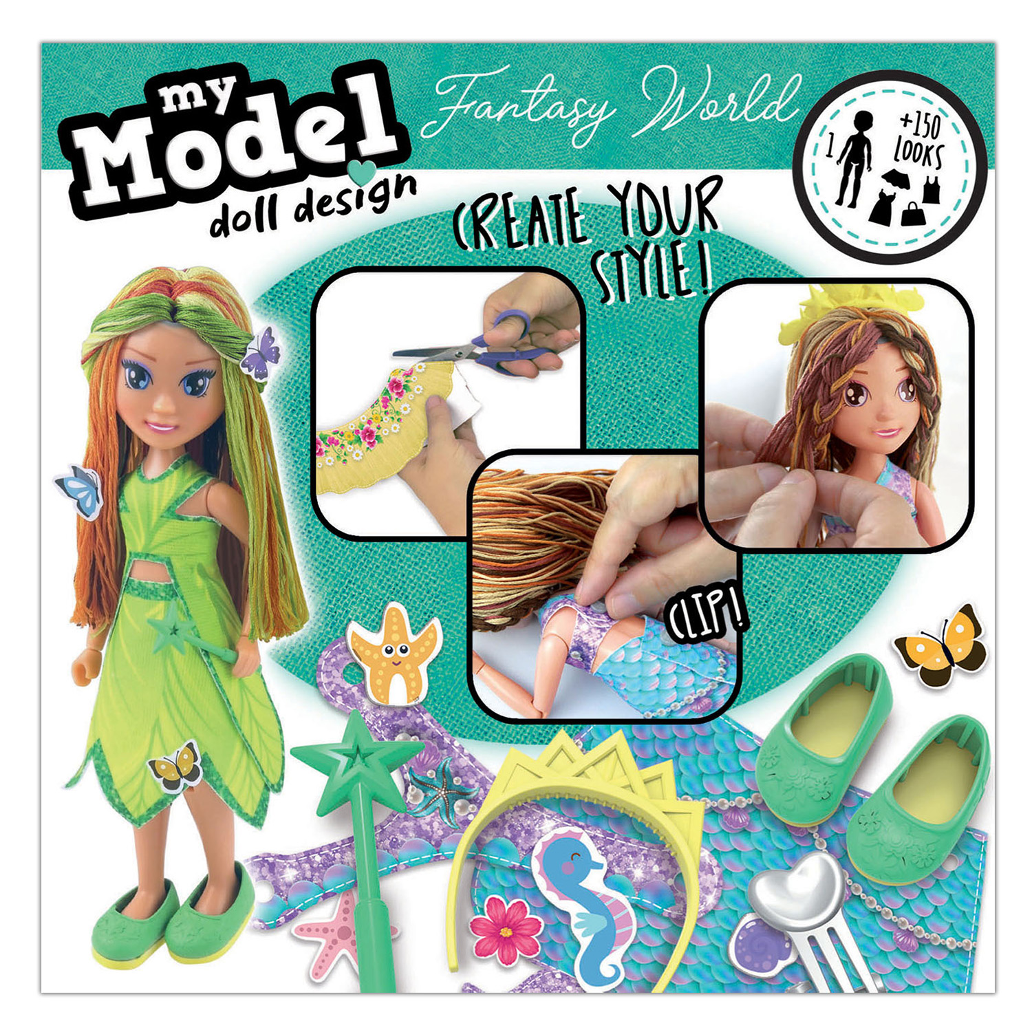 Набор для творчества EDUCA Кукла my Model Мир фантазий Fantasy World - фото 2