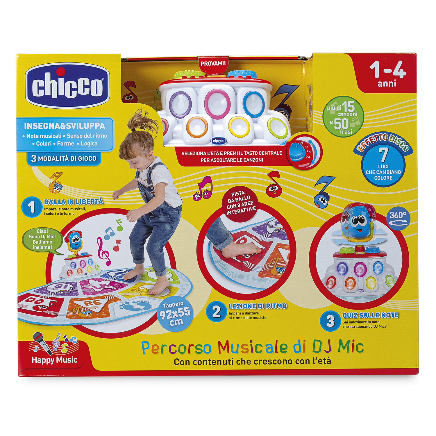 Коврик игровой Chicco музыкальный 00010109000180 - фото 2