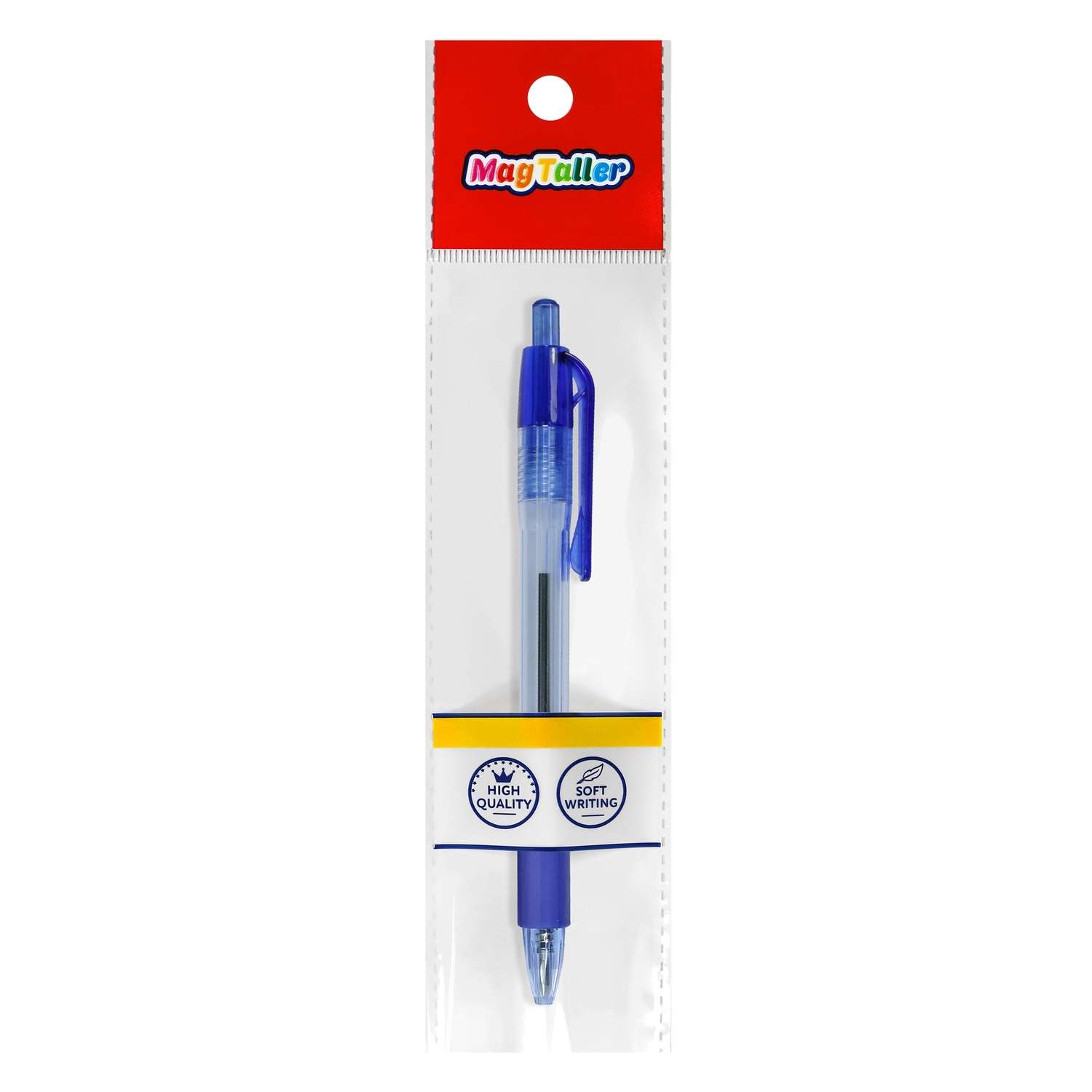 Ручка шариковая Magtaller автоматическая Синяя 200262/С - фото 2